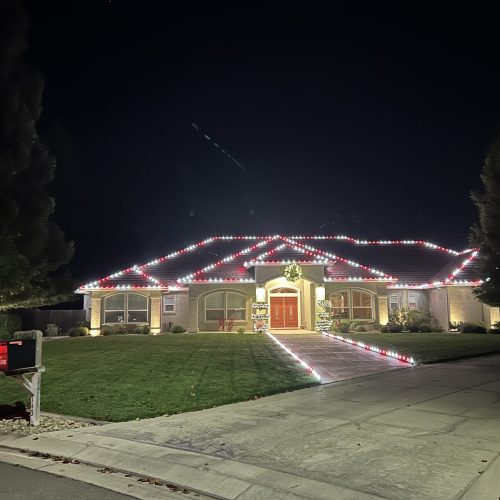 Christmas Light Installation work in Merced