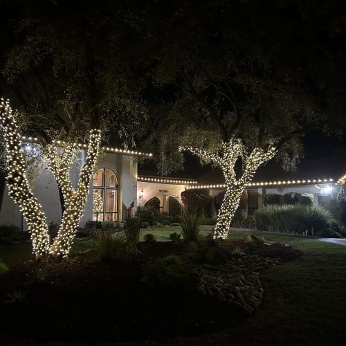 Christmas Light Installation near Merced